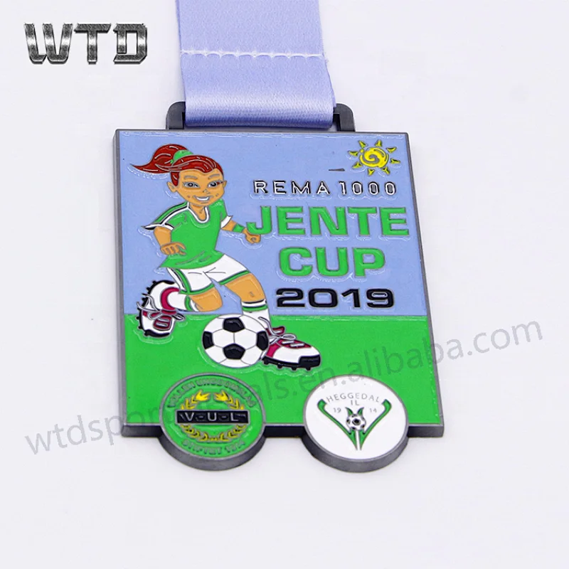 kids football award metal medal