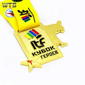 taekwondo metal gold medal