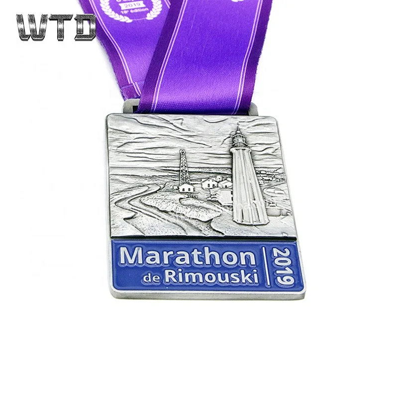 3d marathon metal medal
