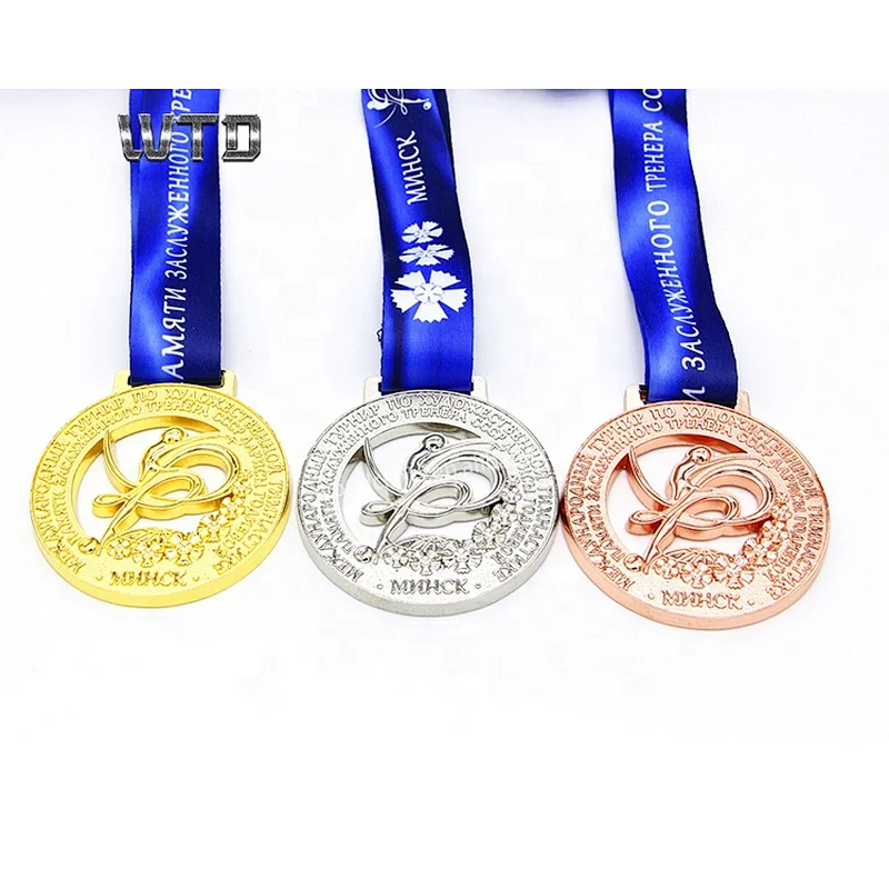 gold silver bronze awards medal