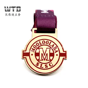 Custom Wooden Medal with Laser Engrave Logo