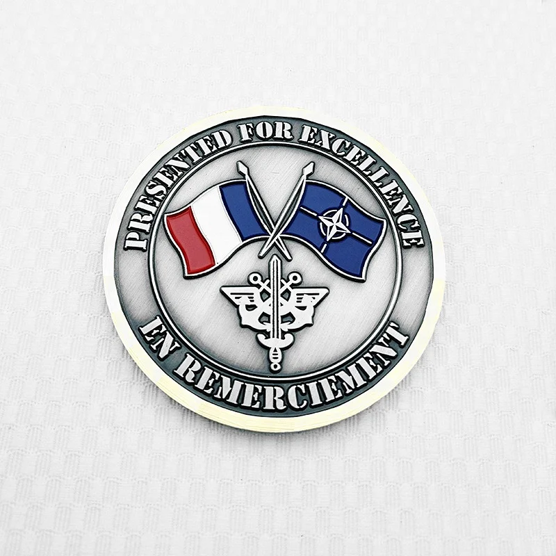 2 Inch Antique Military Coin