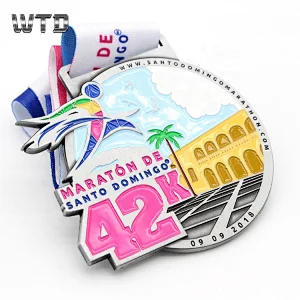 marathon cartoon medals
