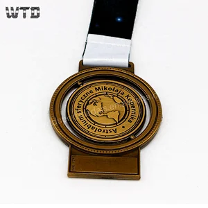 42KM marathon spinning medal