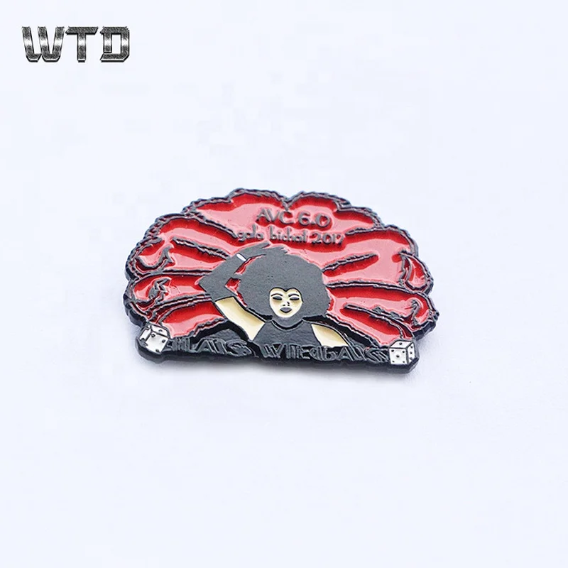 Custom soft enamel flag lapel pin