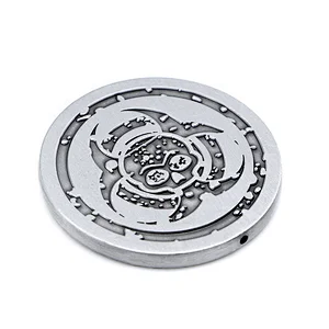 Metal Casting Silver Coin