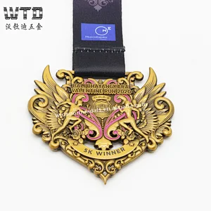 Hight quality winner award antique gold sliver bronze medal metal for competitions