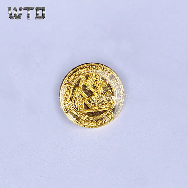 Brass printing lapel pins
