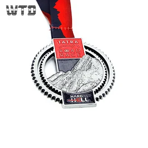 gear shape sport medal