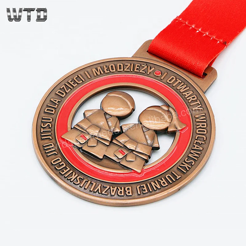 running sports 3d die cut medal
