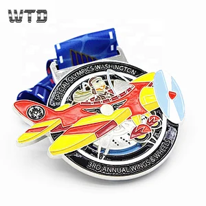 customized marathon running award medal