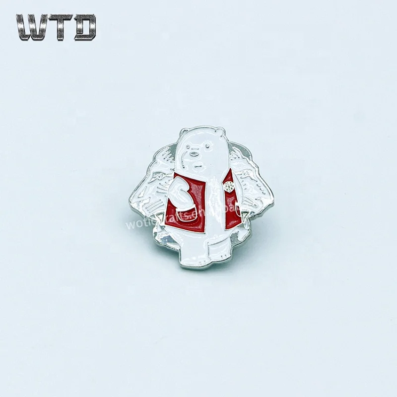 Soft Enamel Bear Pins