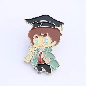 custom graduation enamel  badge