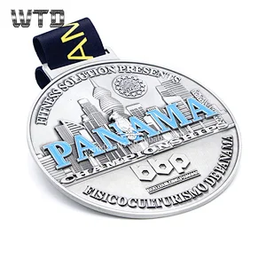 silver plated 3d medal