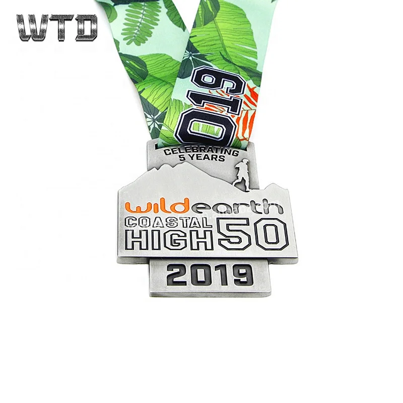 marathon race sport custom medal