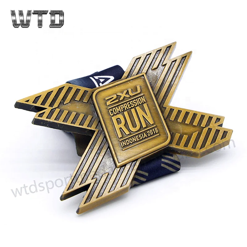 X shape basketball medal