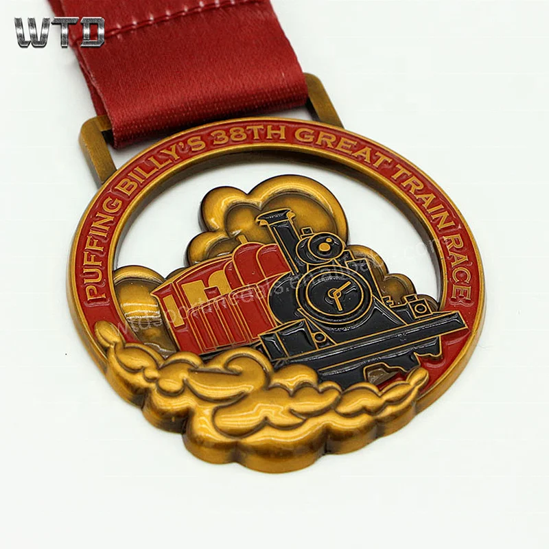 train copper marathon medal