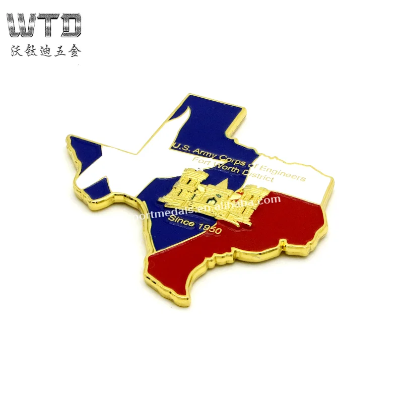 Gold and silver double plate souvenir coin