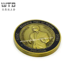 Copper 3D metal coin