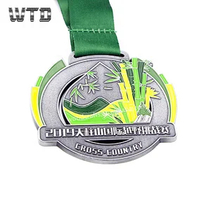 metal fun run medal