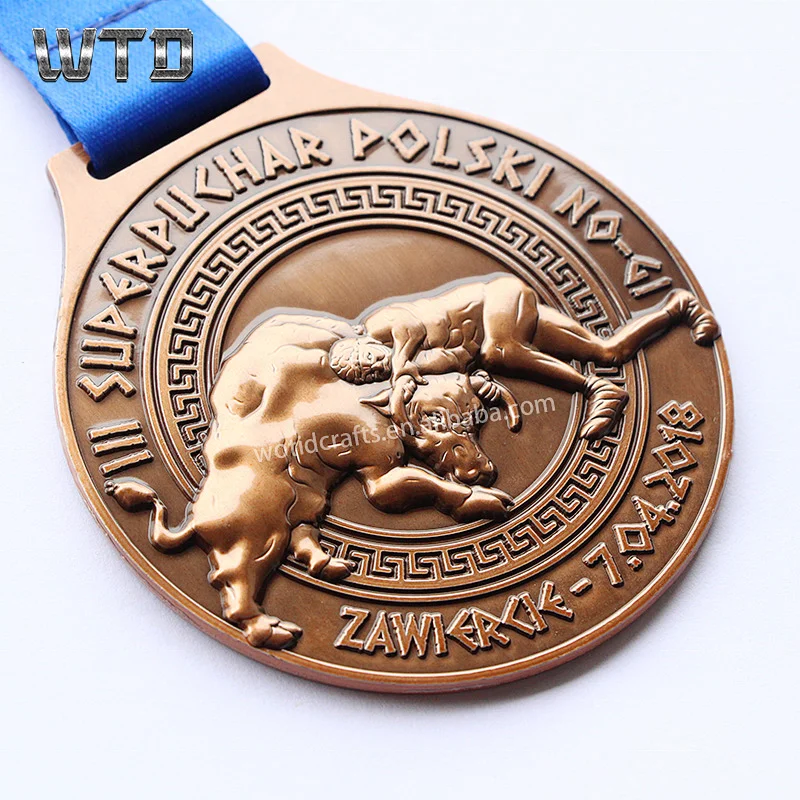 wrestling championship medals