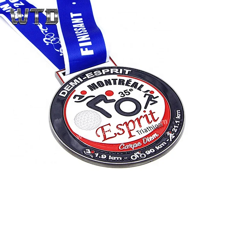 Triathlon Award Sport Medal