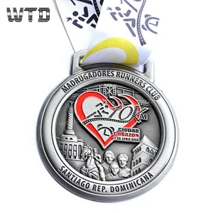 bulk marathon running award medal