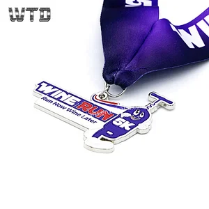 Shoes Logo for Running Event Medal