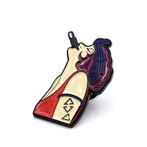 Woman enamel pin