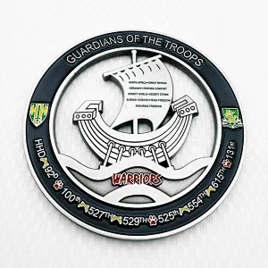 Cheap stamp 3D army challenge coins
