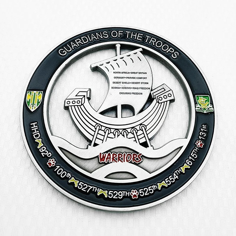 Cheap stamp 3D army challenge coins