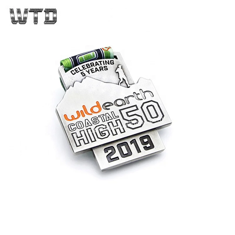 marathon race sport custom medal