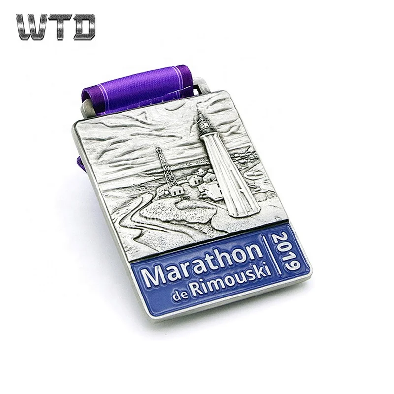 3d marathon metal medal