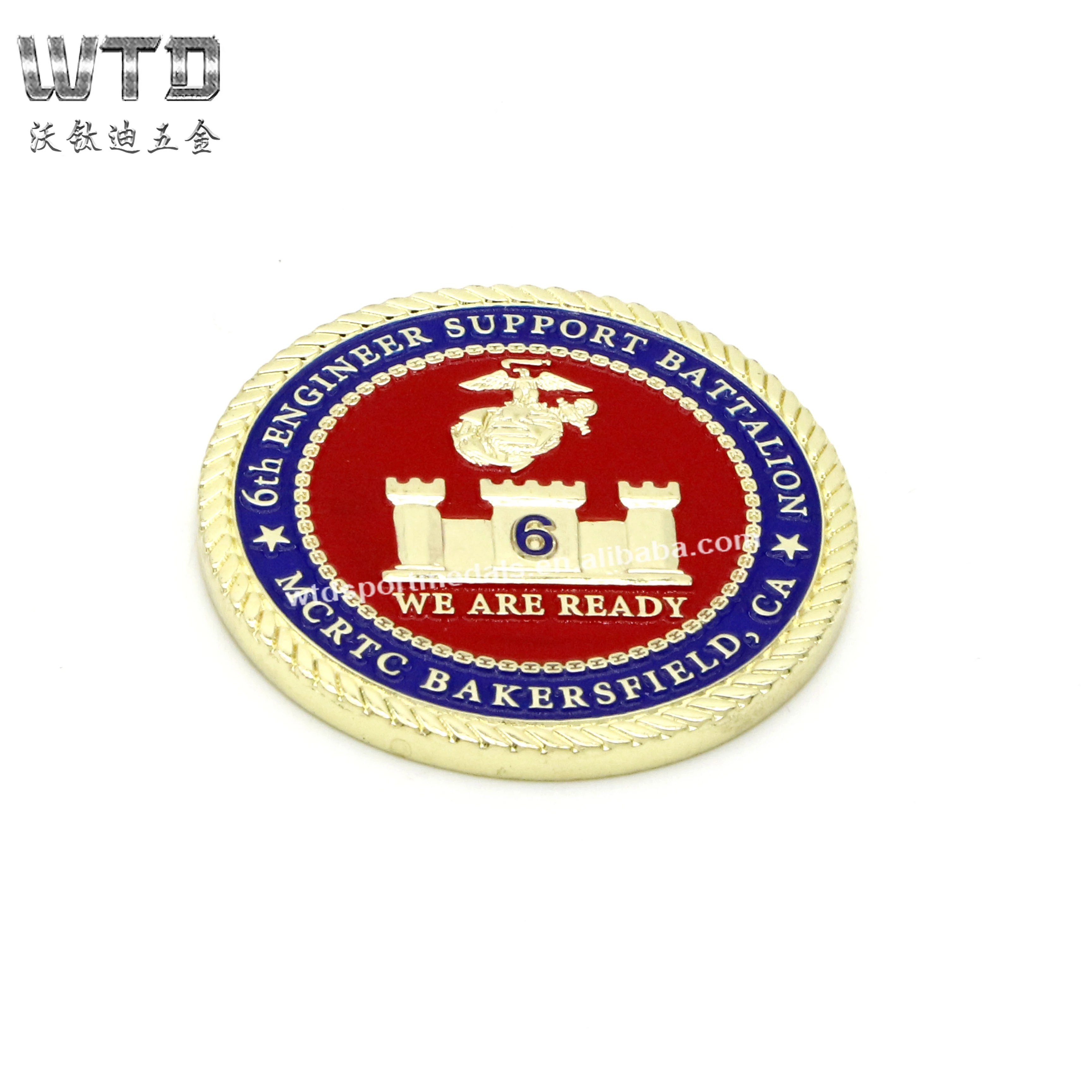 Customized Proud Military Family Coin