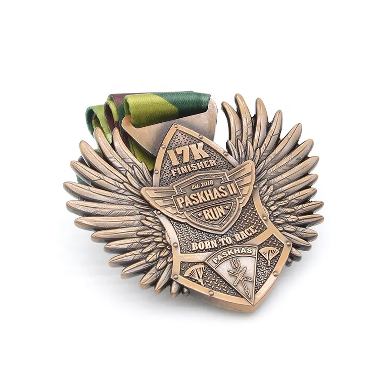 Customized Wing Shaped Medal