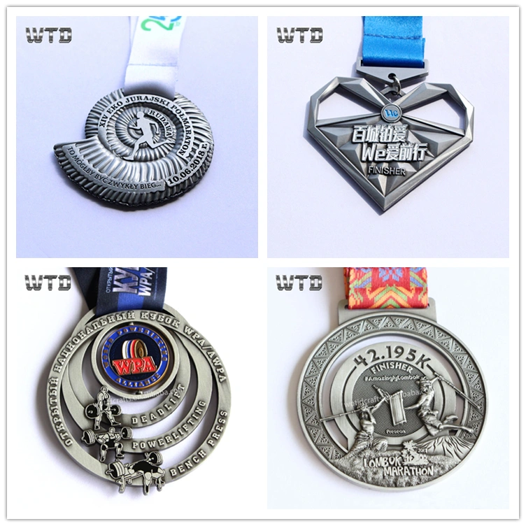 zinc alloy karate race medals for sale