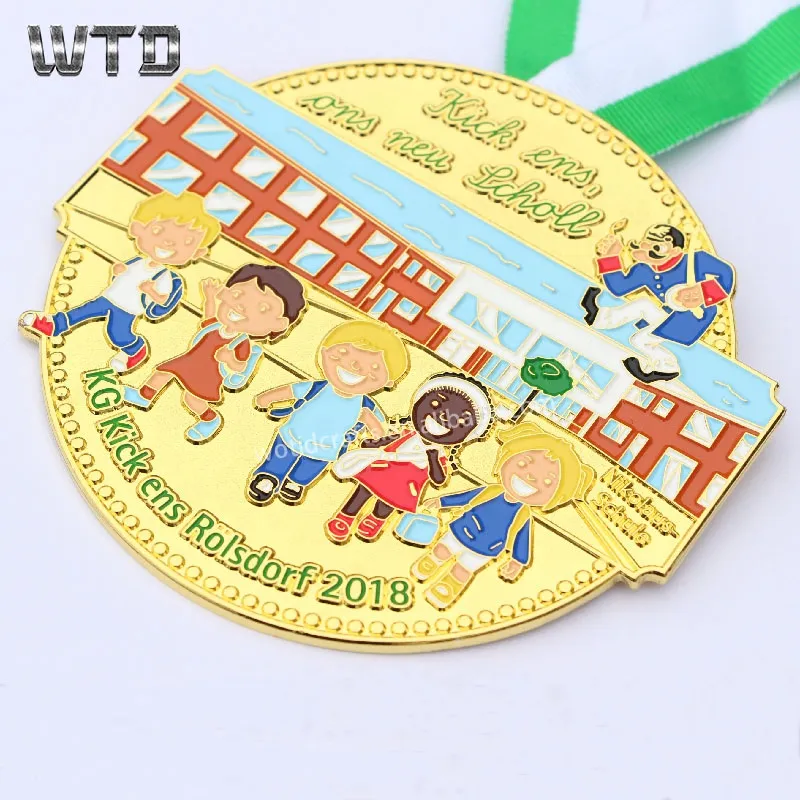 gold bronze medallion medal for sale