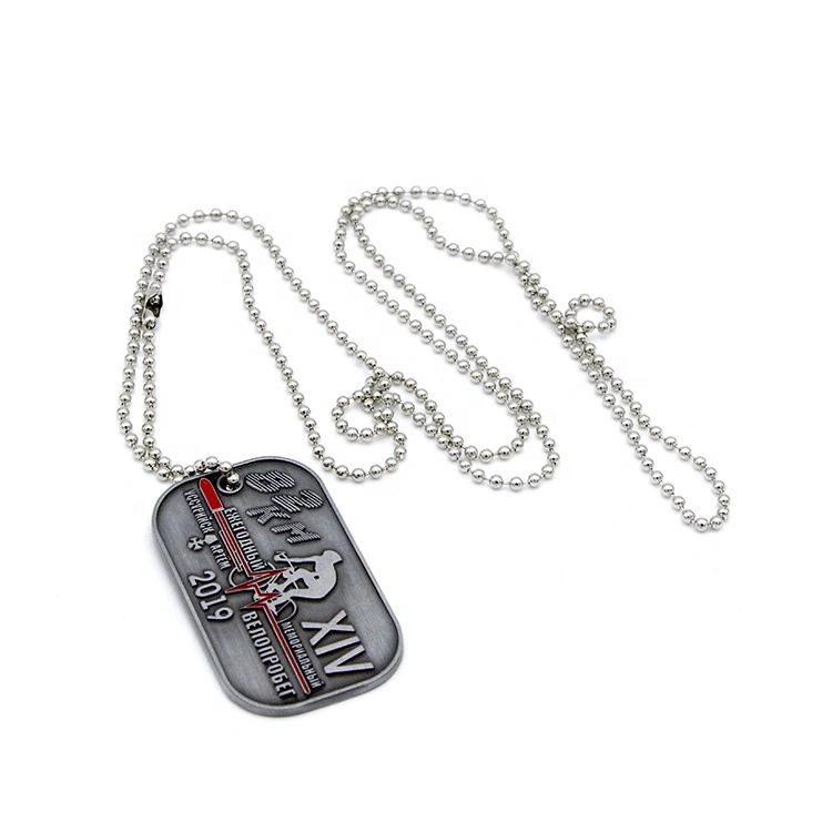 Hot sales metal dog tag for sport
