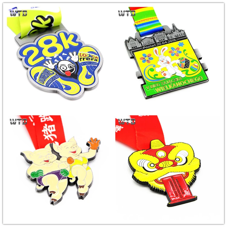 cartoon kids sports medals for sale
