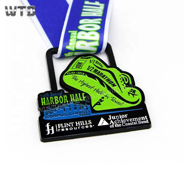 high quality relay race running medal