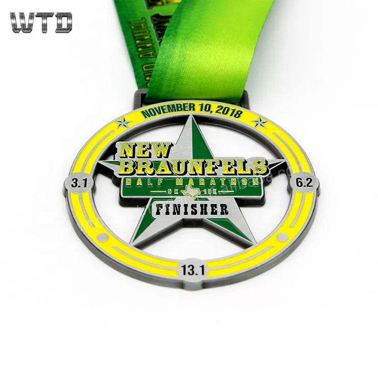 no minimum bulk marathon running award medal