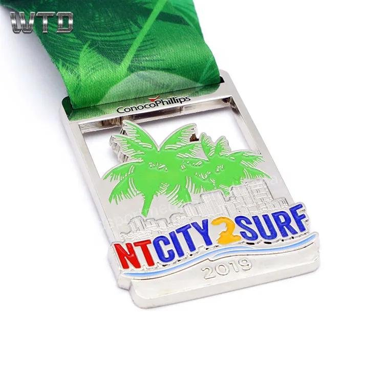 no moq custom surf sport medal