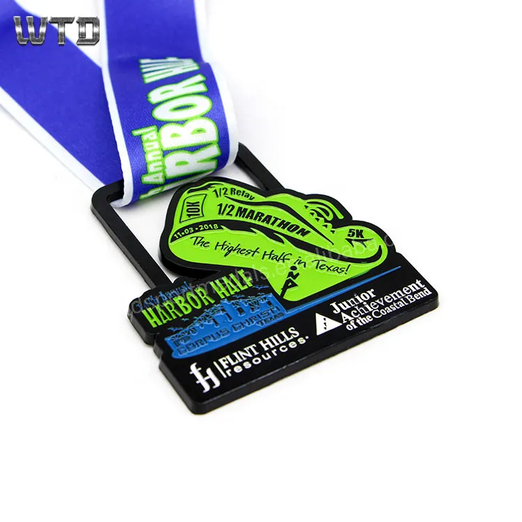 zinc alloy relay race running medal