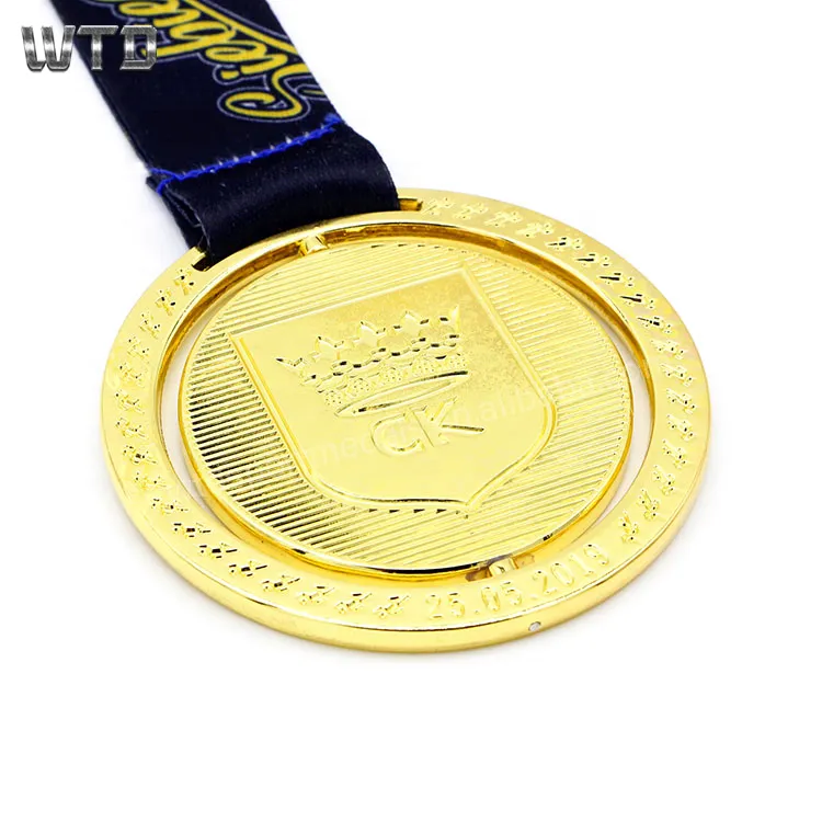 High Quality Award Marathon Finisher Spinning Medal