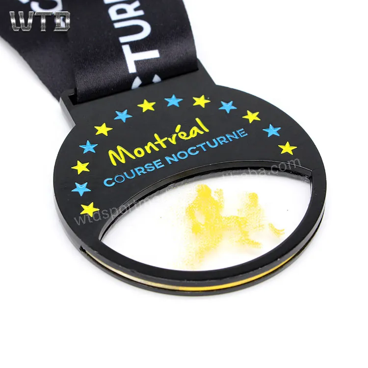 free design customized half marathon finisher acrylic medals