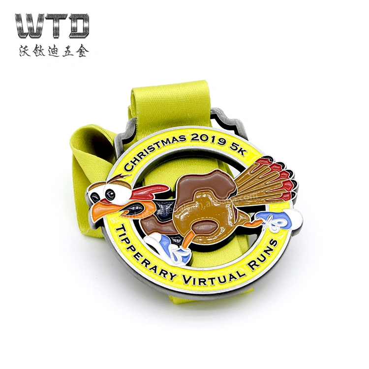 fun run turkey trot medal