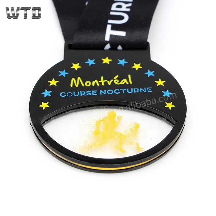 wholesale customized half marathon finisher acrylic medals