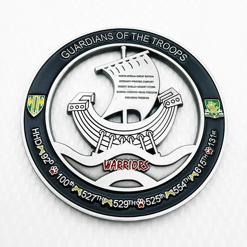 Cheap stamp 3D army challenge coins for gifts