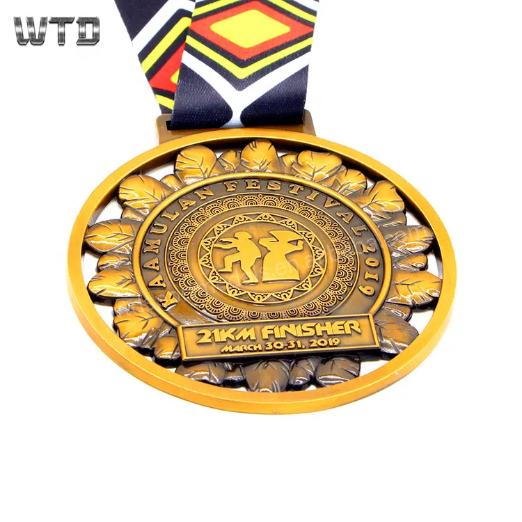 customized gold silver copper medal maker