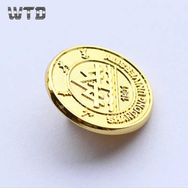 Hot sales epoxy gold pin badge